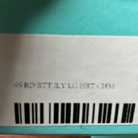 Authentic Tiffany & Co Love You Red Enamel Large Heart LG Charm box/pouch - Picture 6 of 6